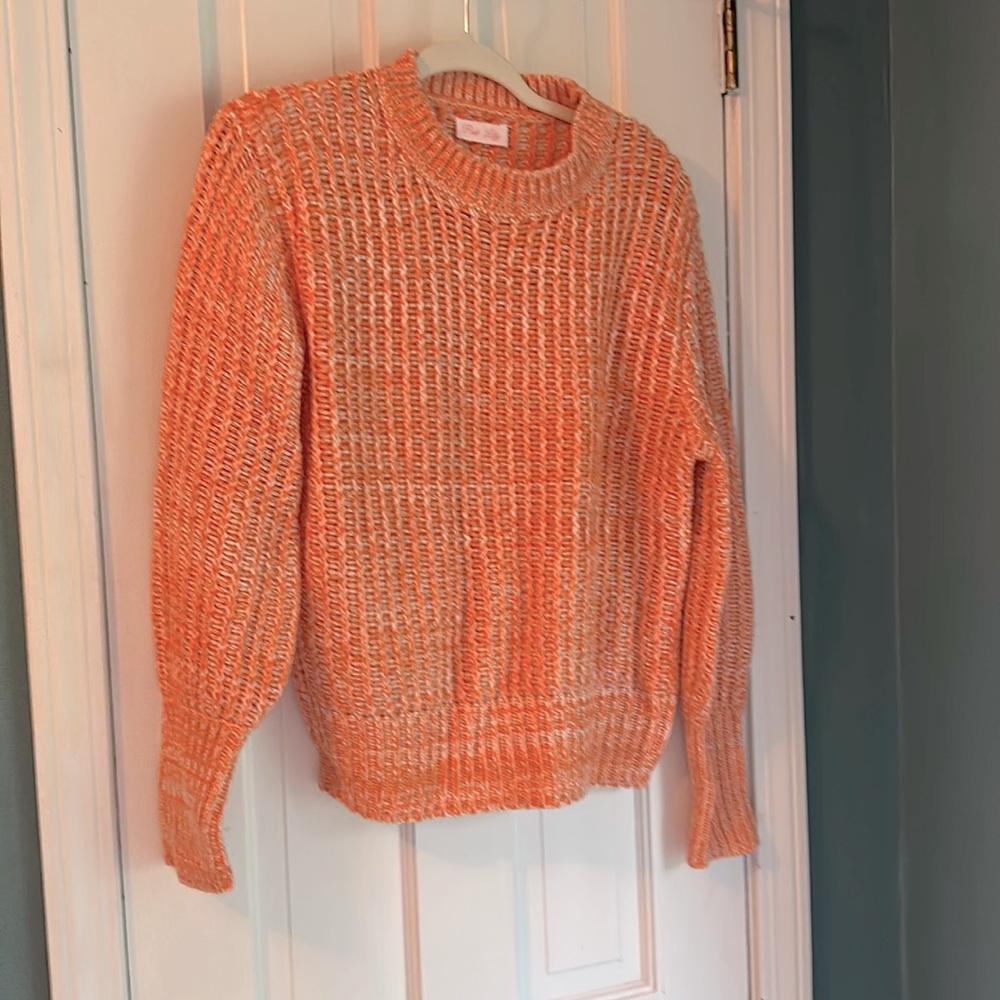 Orange/coral sweater